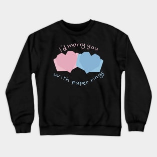 Taylor Swift Paper rings Crewneck Sweatshirt